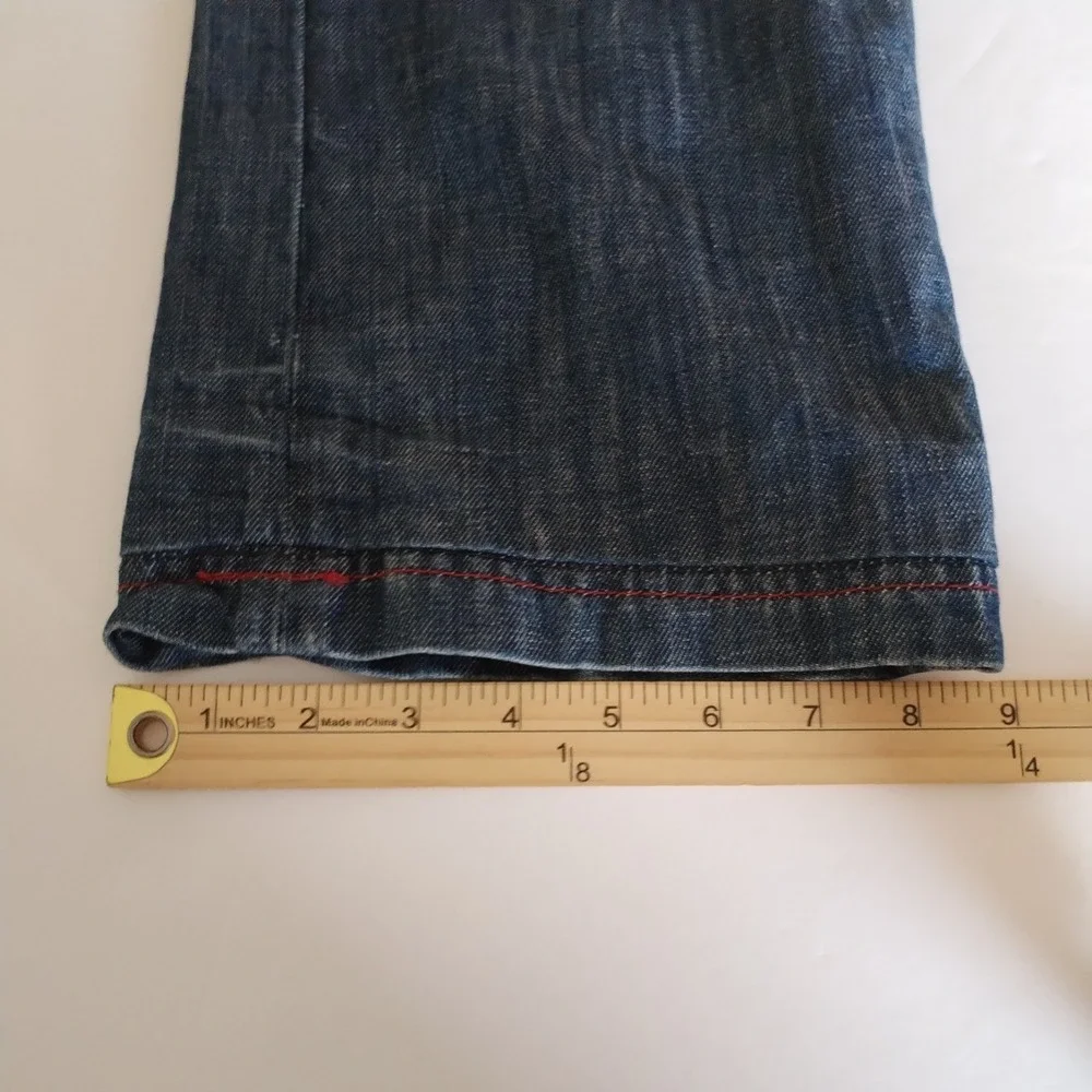 Antik Denim Men's Size 33 (Fits 34x32) Jeans Blue Medium‎ Wash Button Fly